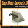 CMK RA037 Stop Block-Concrete (Beton) WWII 1/35