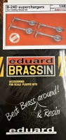 Eduard 6481112 BRASSIN B-24D turbochargers PRINT (HOBBYB) 1/48