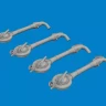 Eduard 6481112 BRASSIN B-24D turbochargers PRINT (HOBBYB) 1/48