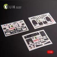 Reskit K48113 UH-60A Black Hawk - type 1 interior 3D (ICM) 1/48