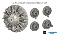 Sbs Model 72090 B-17G/Mk.III Engine Set (REV) 1/72