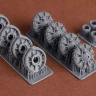 Sbs Model 72090 B-17G/Mk.III Engine Set (REV) 1/72