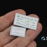 Quinta Studio QR+48089 Комплект ремней для истребителя США, ВМВ (с металлическими пряжками) 1/48