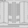 Eduard 481181 SET P-40K landing flaps (EDU) 1/48