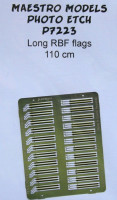 Maestro Models MMCP-7223 1/72 Long RBF flags 110cm (PE set)