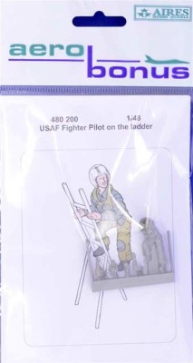 Aerobonus 480200 USAF Fighter Pilot on the ladder 1/48