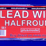 Plusmodel 561 Lead wire HALFROUND 1,0 mm