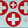 LF Model C7281 Decals Mosquito over Switzerland Part I.(HAS) 1/72
