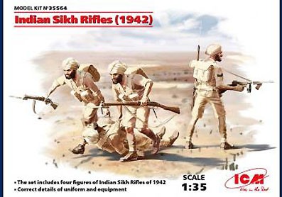 ICM 35564 Индийские сикхские стрелки (1942 г.) 1/35