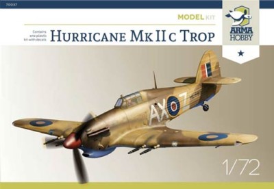Arma Hobby 70037 Hurricane Mk IIc Trop Model Kit (2x camo) 1/72