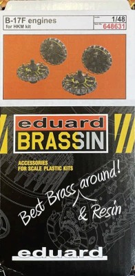 Eduard 648631 BRASSIN B-17F engines (HKM) 1/48