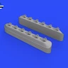 Eduard 648993 BRASSIN P-51B/C exh stacks w/fairing (EDU) 1/48