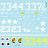 Star Decals 35-C1048 U.S. M4A3E8 Easy Eight. 6th Armored Division M4A3E8 HVSS Sherman 1/35