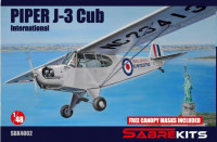 Sabre Kits SBK48002 Piper J-3 Cub International (3x camo) 1/48