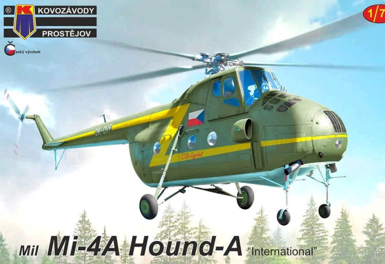 Kovozavody Prostejov 72297 Mil Mi-4A Hound-A 'International' (4x camo) 1/72