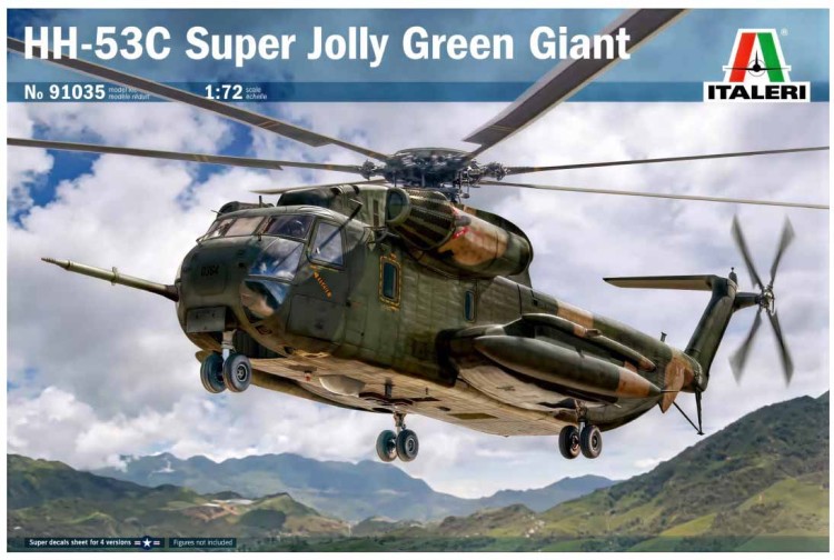 Italeri 91035 HH-53C Super Jolly Green Giant вертолет 1/72
