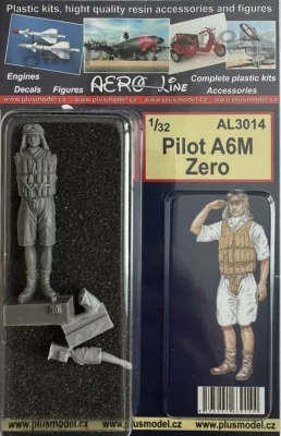 Plusmodel AL3014 Pilot A6M Zero (1 fig.) 1/32