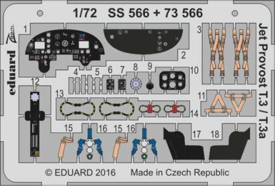 Eduard SS566 Jet Provost T.3 / T.3a 1:72