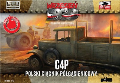 First To Fight FTF-72042 C4P Polish tractor half-track 1/72