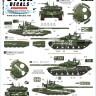 Star Decals 72-A1171 War in Ukraine # 23Russian T-72B3 in Mariupol 2022.T-72B3 obr. 2012 and obr. 2016 1/72