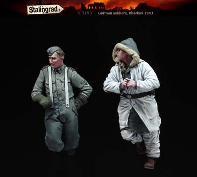 Stalingrad 3193 Гренадеры СС, зима, 2 фигуры 1:35