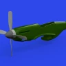 Eduard 672362 BRASSIN P-51D Hamilton Standard prop.uncuffed 1/72