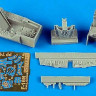Aires 7175 F-16N Aggressor cockpit set 1/72
