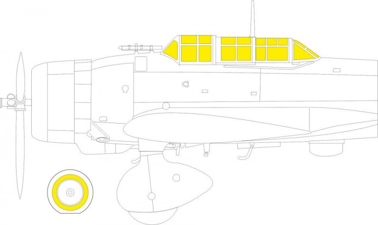 Eduard EX864 Mask D3A1 Val TFace (HAS) 1/48