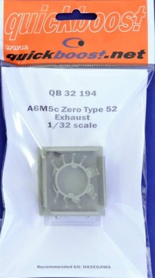 QuickBoost QB32194 A6M5c Zero Type 52 exhaust (HAS) 1/32