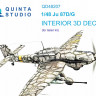 Quinta studio QD48207 Ju 87D/G (Italeri) 3D Декаль интерьера кабины 1/48
