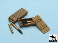 BlackDog T48014 KING TIGER ammo boxes 1/48