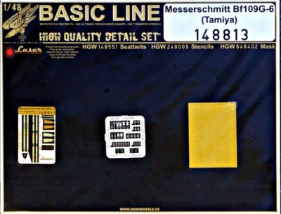 HGW 148813 Messerschmitt Bf 109G-6 (TAM) BASIC LINE 1/48