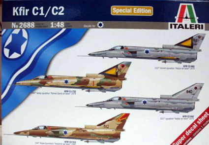 Italeri 02688 KFIR C1/C2 1/48