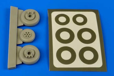 Aires 4614 OV-1 Mohawk wheels &amp; paint masks 1/48