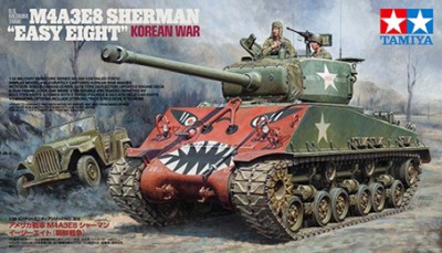 Tamiya 35359 M4A3E8 Easy Eight Korean War + GAZ-67 1/35