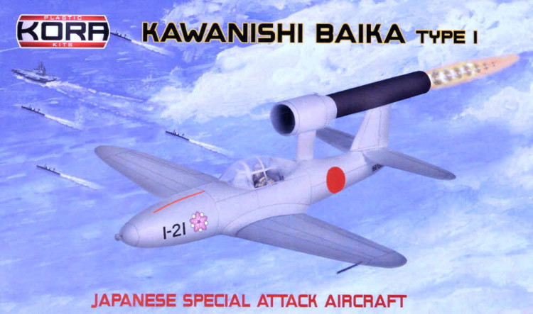 Kora Model KORPK72141 Kawanishi Baika Type I Japan.Special Aircraft 1/72