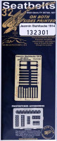 HGW 132301 Seatbelts Jeannin Stahltaube 1914 (2 sided) 1/32