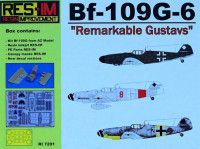 RES-IM RESIM-7201 1/72 Bf-109G-6 & detail sets (Remarkable Gustavs)