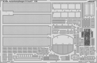 Eduard 36459 SET Panzerkampfwagen IV Ausf.F (TAM) 1/35