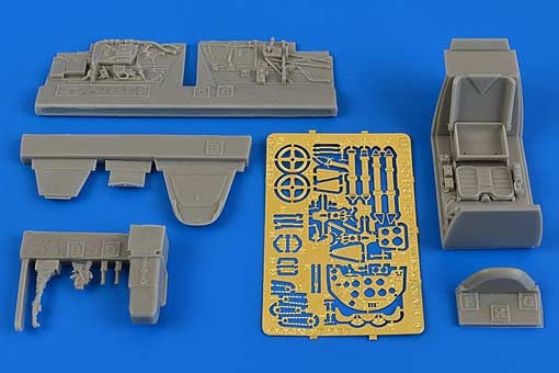 Aires 4697 Bf 109G-6 (early) cockpit set 1/48