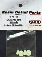 Kora Model D72168 Saiman 200 Wheels (JACH/AZ) 1/72