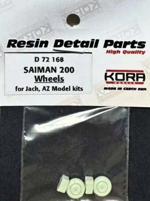 Kora Model D72168 Saiman 200 Wheels (JACH/AZ) 1/72