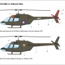 Miniwing Plastic MINI366 Bell OH-58A KIOWA / in Vietnam War 1 kit boxed, 2 decal versions, canopy mask, PE Parts 1/144