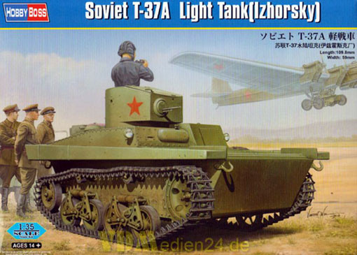 Hobby Boss 83821 T-37A Light Tank (Izhorsky) 1/35