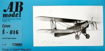 AB MODEL ABMOD72008 1/72 Letov S-816