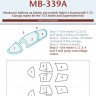 Peewit M72302 Canopy mask MB-339A (ITAL/SUPERMODEL) 1/72