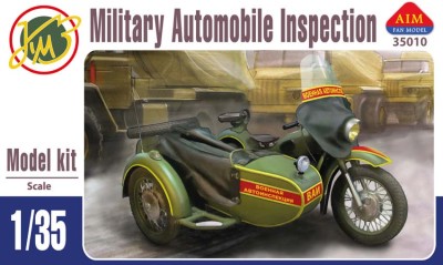 AIM Fan Model 35010 Мотоцикл ВАИ 1/35