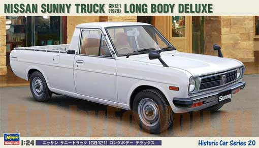 Hasegawa 21120 Автомобиль NISSAN SUNNY TRUCK (GB121) LONG BODY DELUXE 1/24