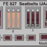 Eduard FE827 Seatbelts IJAAF WWII STEEL 1/48