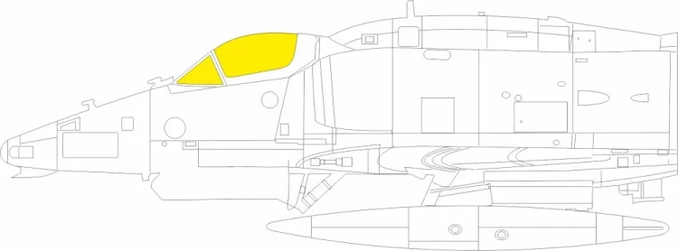 Eduard EX1070 Mask A-4M TFace (MAGIC F.) 1/48
